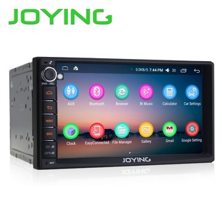 Joying 7 2 dobbelt din android 6.0 media player universal car radio stereo quad core gps-navigator hovedenheden rattet