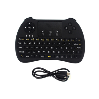 Mutilfunction 2.4 g langaton näppäimistö, jossa kosketuslevy raspberry pi 3 kaukosäädin touchpad näppäimistö android tv-ruutuun rpi
