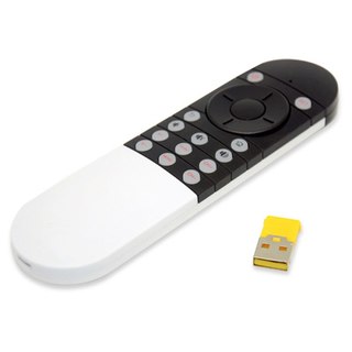 P uusi muotoilu 6-akselin 2.4 ghz: n langaton mini kauko-ohjaus ilma-hiiri-laser-osoitin juontaja android, pc, mac-läppäri ,htpc tv-ruutuun