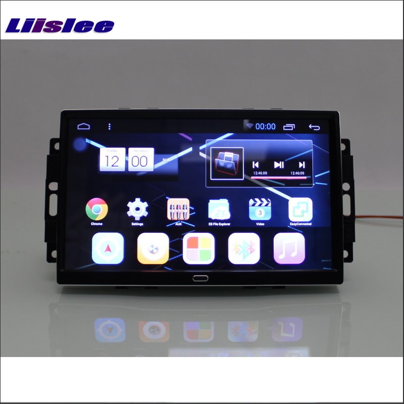 Liislee bil android 6.0 gps-nav navigasjon multimedia for chrysler 300 300c radio hd-skjerm lyd-video-ingen-cd-dvd-spiller-systemet