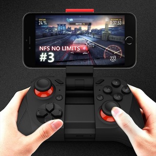 Dubbel rocker smartphone spelet controller trådlöst bluetooth-telefon gamepad joysticken för att android-telefon/pad/android tablet pc-tv