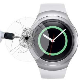 2 kpl 0,2 mm 9h pinnan kovuus 2.15 d kaareva räjähdys-karkaistu lasi-näyttö elokuva samsung gear s2 s3