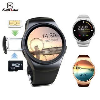 Kaimorui kw18 bluetooth smart ur understøtter sim-kort oprindelige mænd business smartwatch med puls til android, ios telefon