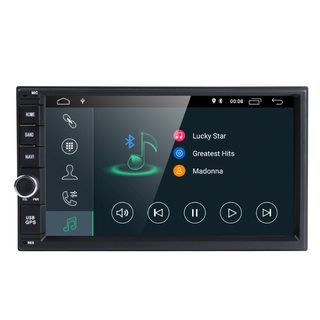 7 tommer android 8.1 dab bil radio 2din 4g universal bluetooth autoradio 1024*600 gps-navigation til nissan, hyundai 2g ram swc dab