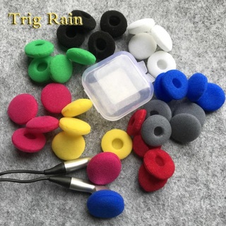20pcs øreputer for hodetelefoner skum 18mm svamp bluetooth-hodetelefonene erstatning øretelefon øreputer dekker mp3 mp4 moblie telefon
