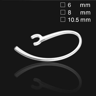 6mm/8mm/10,5 mm trådlösa bluetooth-hörlurar skullcandy hesh loop klipp headset ear hook ersätter hörlurar tillbehör för samsung