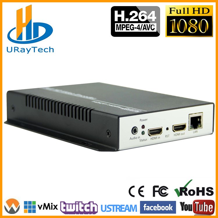 Mjpeg hd-video i 1080p hdmi-til-rtmp live broadcast encoder hdmi-til-iptv h.264 streaming encoder ip-kamera transcoder rtsp å rtmp