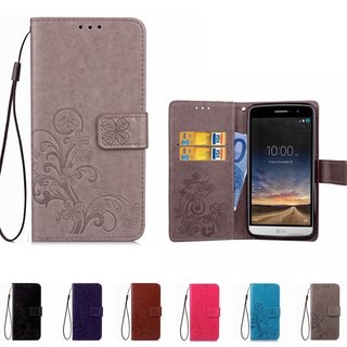 Lær lommebok telefonen tilfelle for lg k10 2017 k4 k5 k7 k8-6 x power k220ds g4 g5 g6 pennen 2 3 leon ånd q stylo flip stå cover