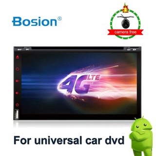 Quad core 2 din android 7.1 passer til nissan qashqai tiida bil audio stereo radio gps-tv 3g-wifi bt dvd-automotivo universal ddr3 2gb