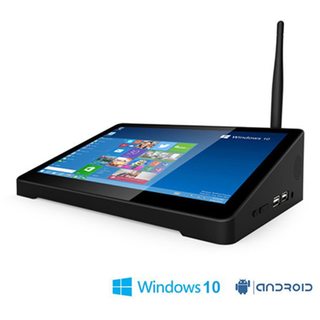 Original pipo x9s 2gb+32gb quad core mini pc, smart-tv-safe dual windows os 10 & android 4.4 intel z8350 8.9 nettbrettet i lager