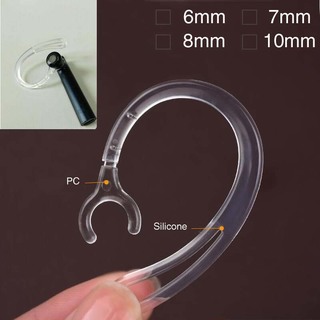 6mm 7mm 8mm 10mm bluetooth-hodetelefonen gjennomsiktig silikon ørestang loop klippet hodetelefoner ear hook erstatning hodetelefon tilbehør