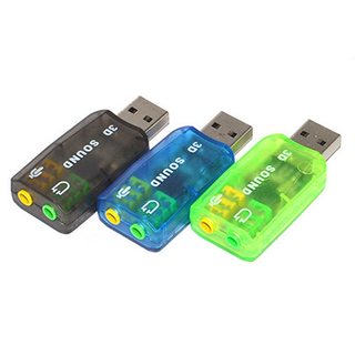 Externa usb-ljudkort adapter ljud 5.1 virtuellt 3d-usb till 3,5 mm mikrofon högtalare hörlurar gränssnitt för bärbar dator