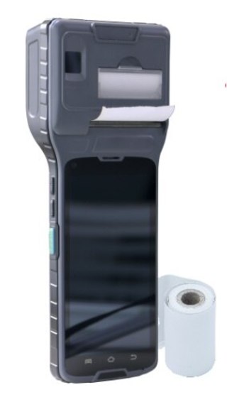 Ls550s(uhf) 5 tum touch screen industri-android tablet smart pos-skrivare terminal med inbyggd rfid uhf-läsare, nfc,wifi,4g