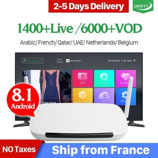 Leadcool iptv frankrike arabiska q9 android 8.1 quad-core leadcool qhdtv abonnemang på iptv-frankrike arabiska belgien nederländerna ip-tv