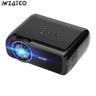 Wzatco ctl80 android-6 wifi smart bärbar mini led 3d tv projektor som stödjer full hd 1080p 4k-video hemmabio projektor proyector