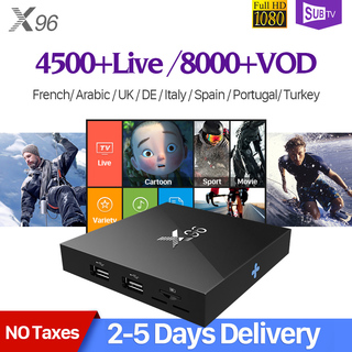 4k-x96 android smart-tv-box frankrike arabiska iptv 1 år subtv iudtv iptv qhdtv kod pk-x92 arabiska franska europa iptv box