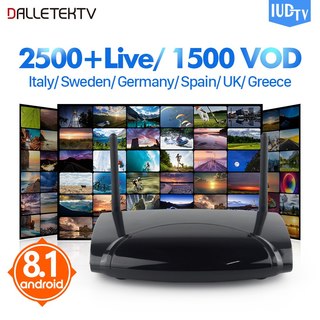 Bästa europa sverige iptv box r2 android 8.1-tv-box iptv arabiska spanien italien 1 år iudtv iptv-abonnemang smart android-ip-tv-box