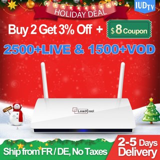 Europa leadcool iptv sverige norden box android rk3229 iudtv prenumeration 1 år iptv spanien italien tyskland grekland ip-tv-box