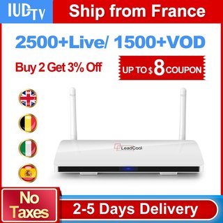 Bästa europa iptv dalletektv leadcool smart android iptv box europa svenska spanien arabiska 2500+ 1 år iudtv iptv set-top box