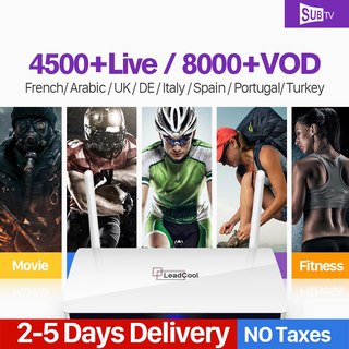 Leadcool arabiska frankrike iptv mottagare android box rk3229 quad-core wi-fi smart ip-tv-box leadcool belgien arabiska frankrike iptv italien